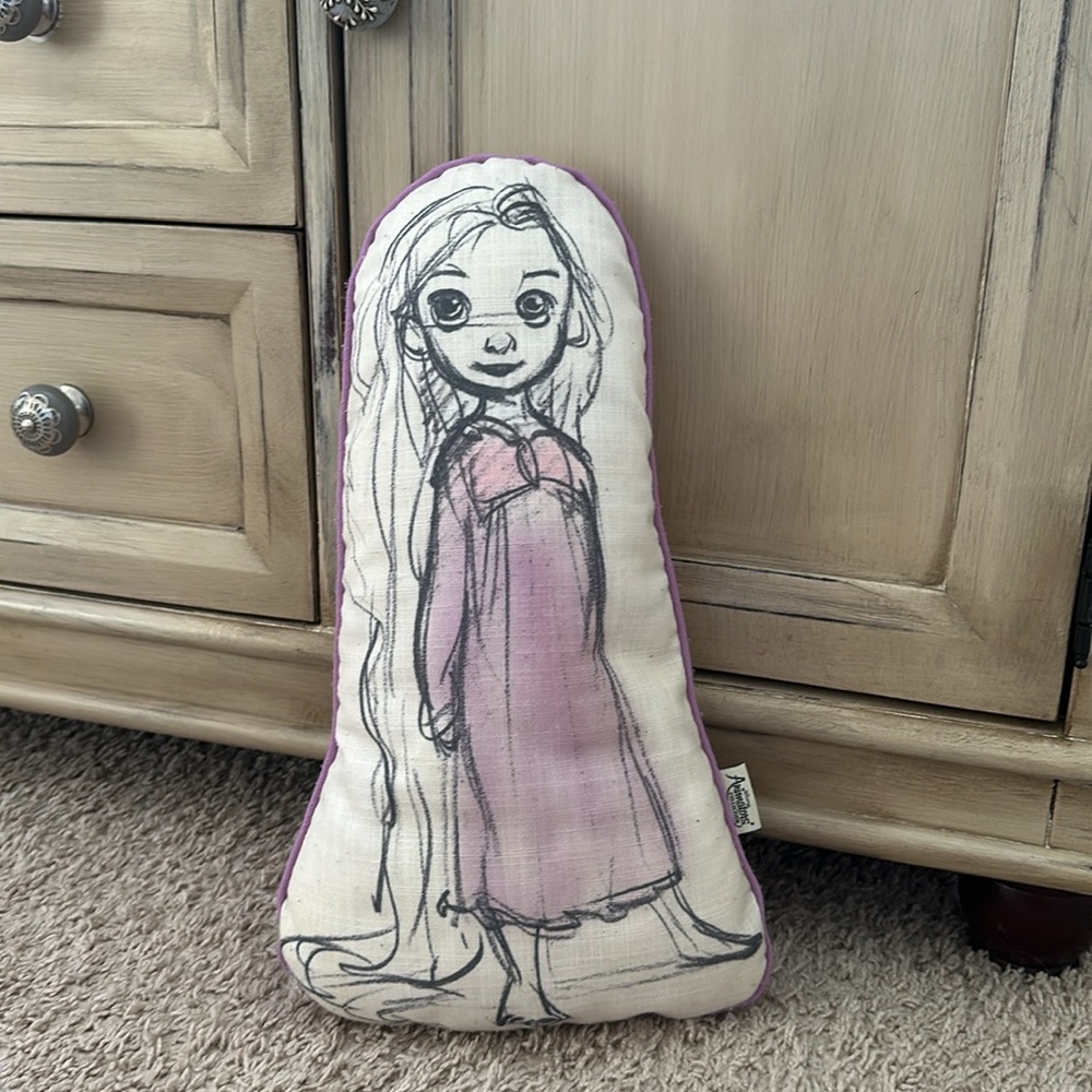 Disney Store Animators Collection Rapunzel 16" Pillow!